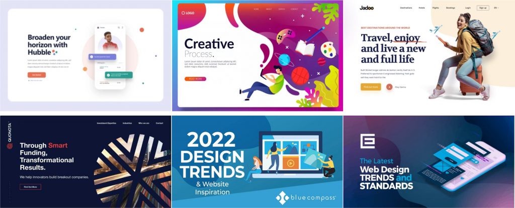 Best Homepage designs a page